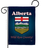 Alberta - Canada Provinces Flags of the World Vertical Impressions Decorative Flags HG108166 Made In USA