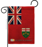 Ontario - Canada Provinces Flags of the World Vertical Impressions Decorative Flags HG108185 Made In USA