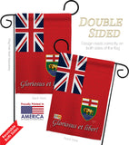 Manitoba - Canada Provinces Flags of the World Vertical Impressions Decorative Flags HG108186 Made In USA