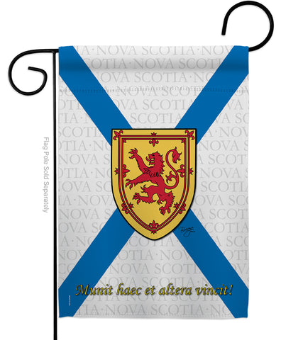 Nova Scotia - Canada Provinces Flags of the World Vertical Impressions Decorative Flags HG108187 Made In USA