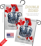 Celebration of the Queen - Canada Provinces Flags of the World Vertical Impressions Decorative Flags HG108644 Made In USA