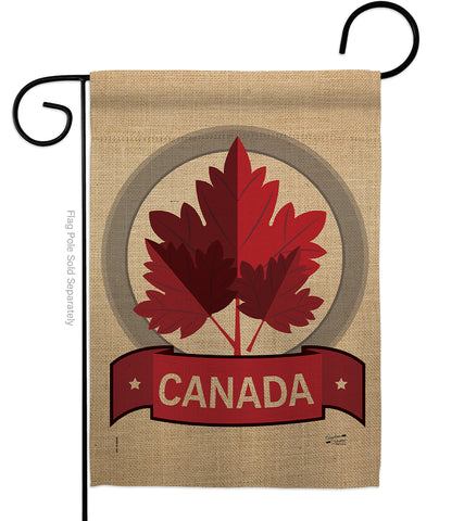 Happy Canada Day - Canada Provinces Flags of the World Vertical Impressions Decorative Flags HG137119 Made In USA