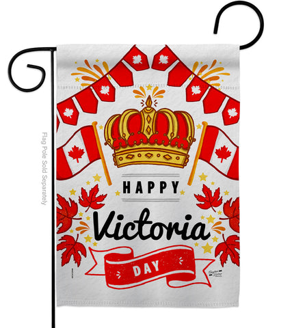 Victoria Day - Canada Provinces Flags of the World Vertical Impressions Decorative Flags HG137467 Made In USA