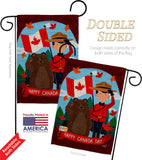 Oh Canada Day - Canada Provinces Flags of the World Vertical Impressions Decorative Flags HG137571 Made In USA