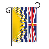 British Columbia - Canada Provinces Flags of the World Vertical Impressions Decorative Flags HG140933 Printed In USA