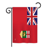 Manitoba - Canada Provinces Flags of the World Vertical Impressions Decorative Flags HG140934 Printed In USA