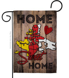 Canada Provinces Nunavut Home Sweet Home - Canada Provinces Flags of the World Vertical Impressions Decorative Flags HG191181 Made In USA