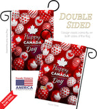 Happy Canada Day - Canada Provinces Flags of the World Vertical Impressions Decorative Flags HG192279 Made In USA