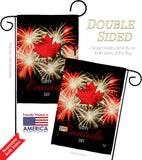 Firework Canada Day - Canada Provinces Flags of the World Vertical Impressions Decorative Flags HG192515 Made In USA