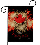 Firework Canada Day - Canada Provinces Flags of the World Vertical Impressions Decorative Flags HG192515 Made In USA