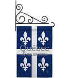 Quebec - Canada Provinces Flags of the World Vertical Impressions Decorative Flags HG108165 Made In USA