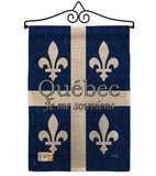 Quebec - Canada Provinces Flags of the World Vertical Impressions Decorative Flags HG108165 Made In USA