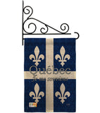 Quebec - Canada Provinces Flags of the World Vertical Impressions Decorative Flags HG108165 Made In USA