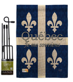 Quebec - Canada Provinces Flags of the World Vertical Impressions Decorative Flags HG108165 Made In USA