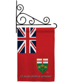 Ontario - Canada Provinces Flags of the World Vertical Impressions Decorative Flags HG108185 Made In USA