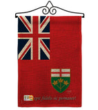 Ontario - Canada Provinces Flags of the World Vertical Impressions Decorative Flags HG108185 Made In USA