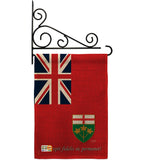 Ontario - Canada Provinces Flags of the World Vertical Impressions Decorative Flags HG108185 Made In USA