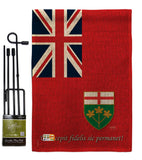 Ontario - Canada Provinces Flags of the World Vertical Impressions Decorative Flags HG108185 Made In USA