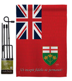 Ontario - Canada Provinces Flags of the World Vertical Impressions Decorative Flags HG108185 Made In USA