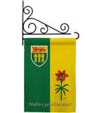 Saskatchewan - Canada Provinces Flags of the World Vertical Impressions Decorative Flags HG108188 Made In USA