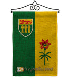 Saskatchewan - Canada Provinces Flags of the World Vertical Impressions Decorative Flags HG108188 Made In USA