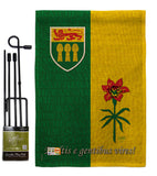 Saskatchewan - Canada Provinces Flags of the World Vertical Impressions Decorative Flags HG108188 Made In USA