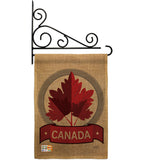 Happy Canada Day - Canada Provinces Flags of the World Vertical Impressions Decorative Flags HG137119 Made In USA