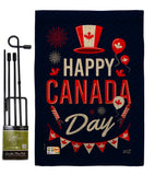 Canada Day - Canada Provinces Flags of the World Vertical Impressions Decorative Flags HG137260 Made In USA