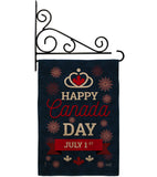 Canada Day July 1st - Canada Provinces Flags of the World Vertical Impressions Decorative Flags HG137291 Made In USA