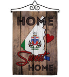 Canada Provinces Yukon Home Sweet Home - Canada Provinces Flags of the World Vertical Impressions Decorative Flags HG191171 Made In USA