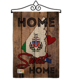 Canada Provinces Yukon Home Sweet Home - Canada Provinces Flags of the World Vertical Impressions Decorative Flags HG191171 Made In USA