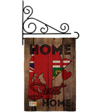 Canada Provinces Manitoba Home Sweet Home - Canada Provinces Flags of the World Vertical Impressions Decorative Flags HG191176 Made In USA