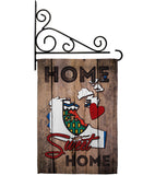 Canada Provinces Northwest Territories Home Sweet Home - Canada Provinces Flags of the World Vertical Impressions Decorative Flags HG191185 Made In USA