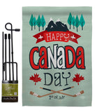 July 1st Canada Day - Canada Provinces Flags of the World Vertical Impressions Decorative Flags HG192278 Made In USA