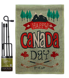 July 1st Canada Day - Canada Provinces Flags of the World Vertical Impressions Decorative Flags HG192278 Made In USA