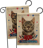 Patriotic Bengal - Pets Nature Vertical Impressions Decorative Flags HG120116 Made In USA