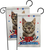 Patriotic Bengal - Pets Nature Vertical Impressions Decorative Flags HG120116 Made In USA