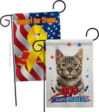 Patriotic Bengal - Pets Nature Vertical Impressions Decorative Flags HG120116 Made In USA