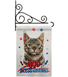 Patriotic Bengal - Pets Nature Vertical Impressions Decorative Flags HG120116 Made In USA