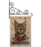 Patriotic Bengal - Pets Nature Vertical Impressions Decorative Flags HG120116 Made In USA