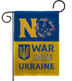 No War, Save Ukraine - Support Inspirational Vertical Impressions Decorative Flags HG120095 Made In USA