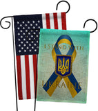 Stand with Ukraine - Support Inspirational Vertical Impressions Decorative Flags HG170258 Made In USA