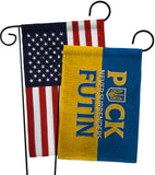 Puck Futin - Support Inspirational Horizontal Impressions Decorative Flags HG170262 Made In USA