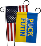 Puck Futin - Support Inspirational Horizontal Impressions Decorative Flags HG170262 Made In USA