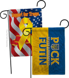 Puck Futin - Support Inspirational Horizontal Impressions Decorative Flags HG170262 Made In USA