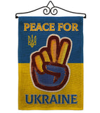 Peace Ukraine - Support Inspirational Vertical Impressions Decorative Flags HG170272 Made In USA