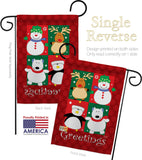Pal's Greetings - Christmas Winter Vertical Impressions Decorative Flags HG114063 Made In USA