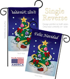 Felíz Navidad - Christmas Winter Vertical Impressions Decorative Flags HG114071S Made In USA