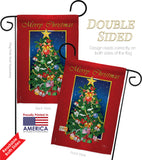 Merry Christmas Tree - Christmas Winter Vertical Impressions Decorative Flags HG114079 Imported