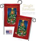 Merry Christmas Tree - Christmas Winter Vertical Impressions Decorative Flags HG114079 Imported